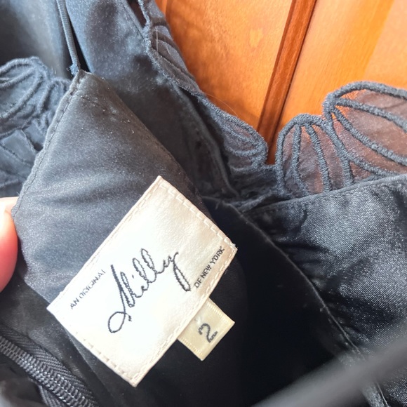 Milly Black Lace cocktail dress - Picture 3 of 4